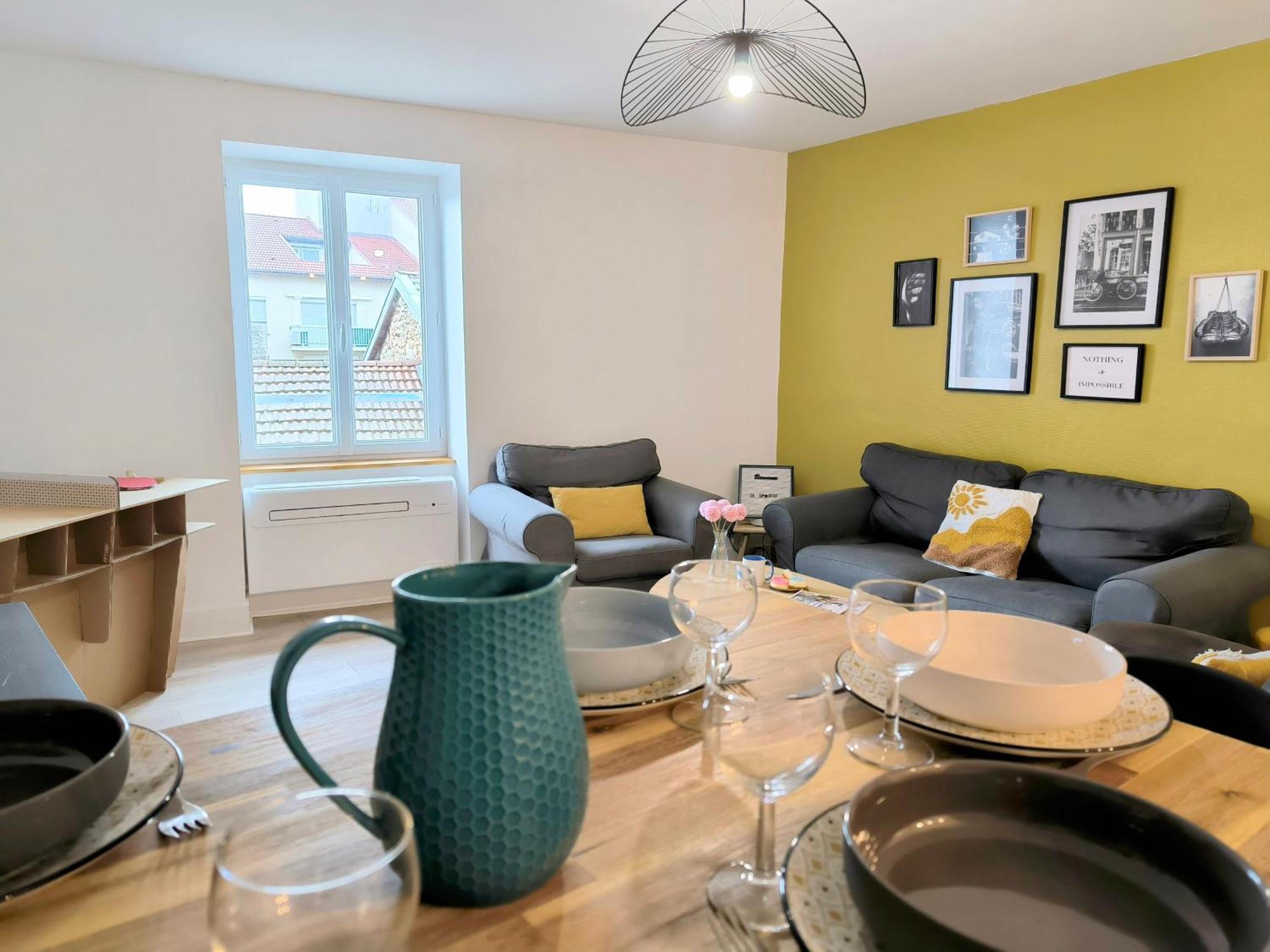 Apartament Chez Lulu - 5 Lits- Proche Cnpe - Gare Ambérieu-en-Bugey Zewnętrze zdjęcie